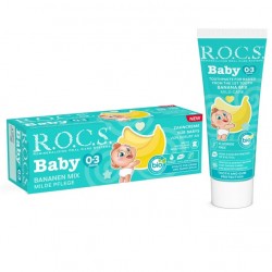 Bebek Diş Macunu Muz Püresi Tadında 0-3 Yaş 45 Gr