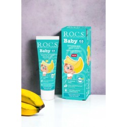 Bebek Diş Macunu Muz Püresi Tadında 0-3 Yaş 45 Gr