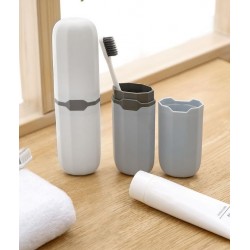 Seyahat Tipi Diş Fırçası ve Makyaj Fırça Kabı 2 Renk