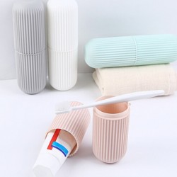 Seyahat Tipi Diş Macunu ve Fırçası Kabı 4 Renk