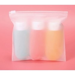 Seyahat Tipi Doldurulabilir Krem Şampuan Kutusu 3 lü Set