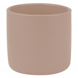 Silikon Mini Bardak Bubble Beige