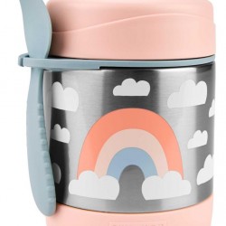 Skip Hop Zoo Paslanmaz Çelik Termos 325 ml Gökkuşağı
