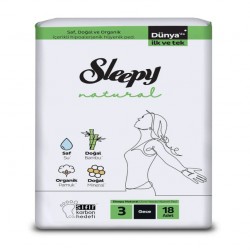 Sleepy Natural Süper Eco Paket Gece 18 Adet