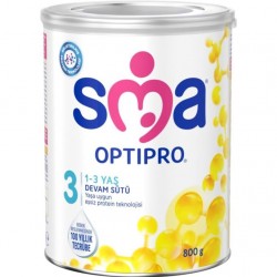 SMA Optipro Probiyotik 3 Bebek Devam Sütü 1-3 Yaş 800 Gr