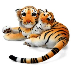 NessiWorld Peluş Kaplan Anne Ve Yavrusu