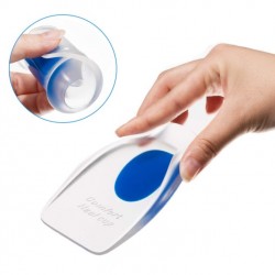 Topuk Silikonu Şeffaf Mavi Erkek