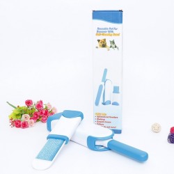 Tüy Toz Temizleyici Fırça Seti 2li Mavi KUTULU
