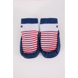 U.S. Polo Assn Çarık Çorap USB2600 Beyaz-Lacivert