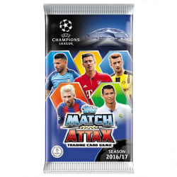 UEFA Şampiyonlar Ligi 16/17 Match Attax Futbolcu Kartları - ( 1 PAKET FİYATIDIR )