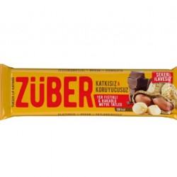 Züber Meyve Barı 40 Gr Yer Fıstıklı ve Kakaolu