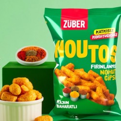 Züber Nos Fırın Nohut Cipsi 55 Gr Kajun Baharatlı